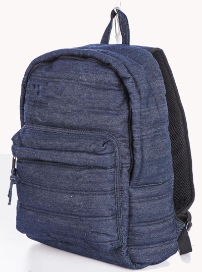 Denim soft fashion backpack