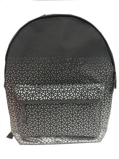 Lilght weight simple backpack with allover printing