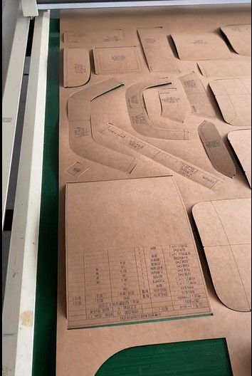 open paper mould for bag sample making